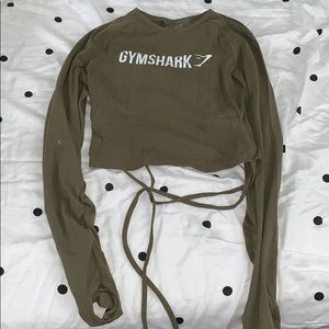 Gym shark shirt or crop top